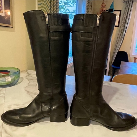 ARIAT black leather dress boots - Picture 7 of 9